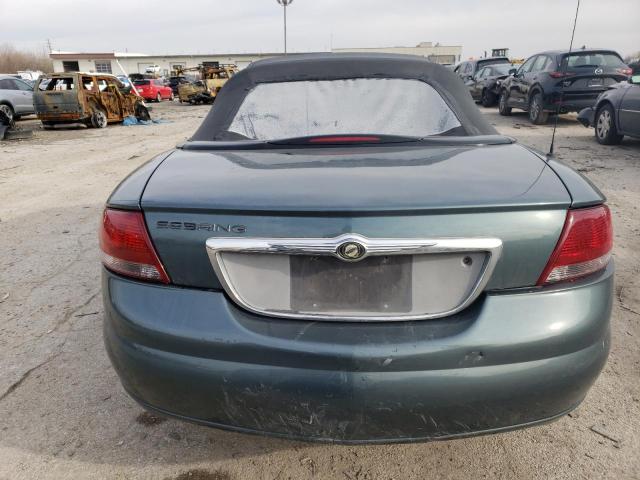 1C3EL45X76N131159 - 2006 CHRYSLER SEBRING GRAY photo 6