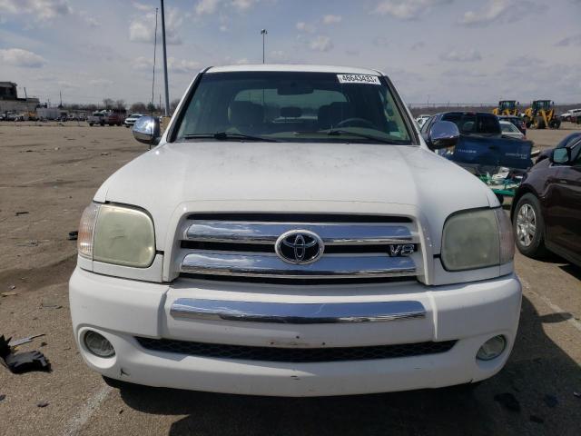 5TBDT44186S537748 - 2006 TOYOTA TUNDRA DOUBLE CAB SR5 WHITE photo 5