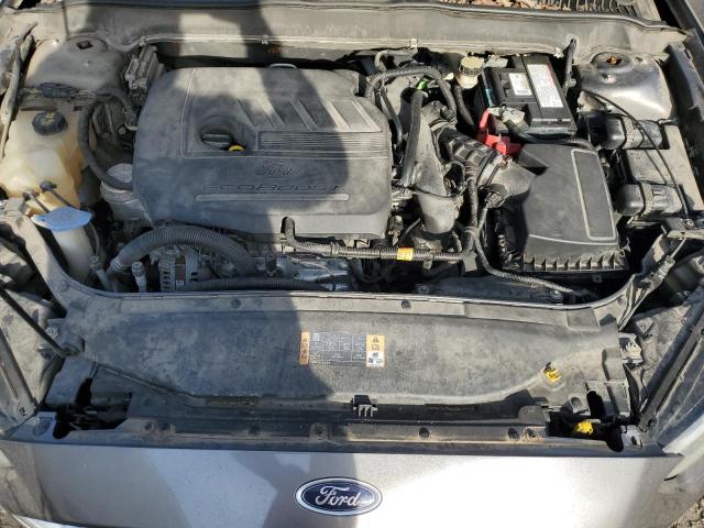 1FA6P0HD8E5366057 - 2014 FORD FUSION SE GRAY photo 11