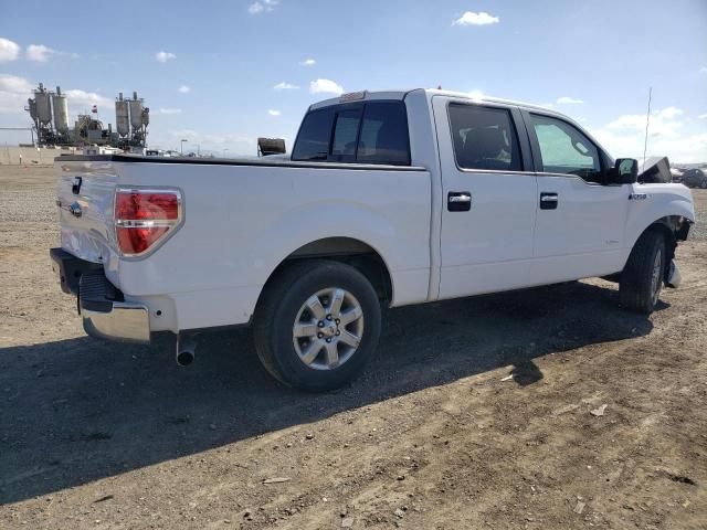 1FTFW1CT2EKF26517 - 2014 FORD F150 SUPERCREW WHITE photo 3