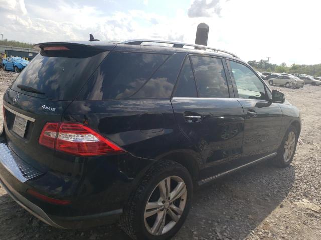 4JGDA5HB2EA391540 - 2014 MERCEDES-BENZ ML 350 4MATIC BLACK photo 3