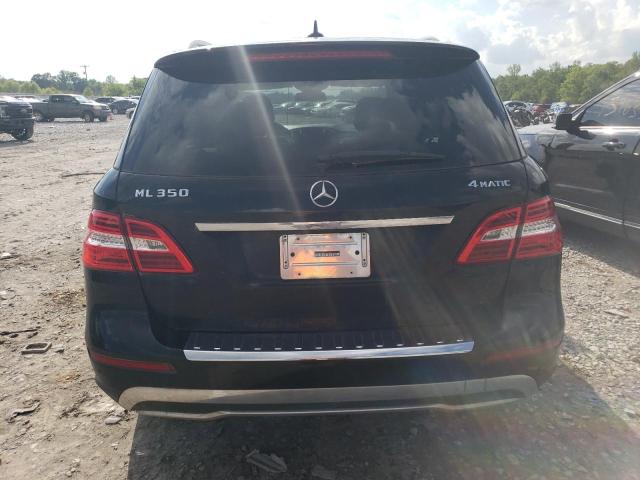 4JGDA5HB2EA391540 - 2014 MERCEDES-BENZ ML 350 4MATIC BLACK photo 6