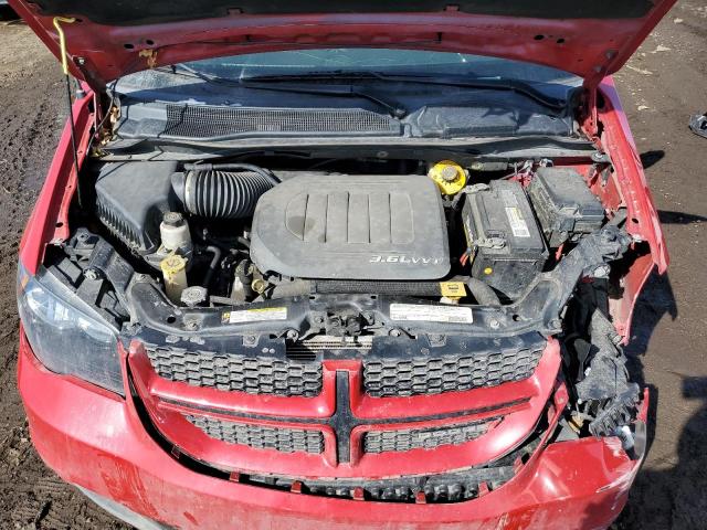 2C4RDGEG0FR747686 - 2015 DODGE GRAND CARA R/T RED photo 12