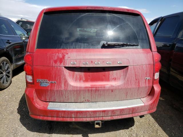 2C4RDGEG0FR747686 - 2015 DODGE GRAND CARA R/T RED photo 6