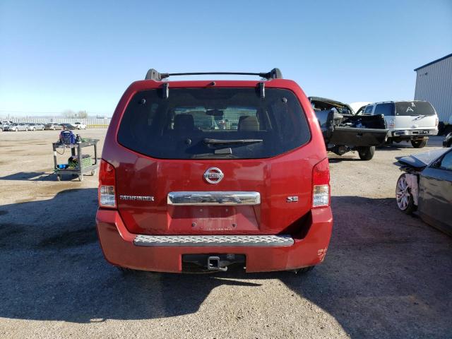 5N1AR18U06C630109 - 2006 NISSAN PATHFINDER LE 红色 照片 6