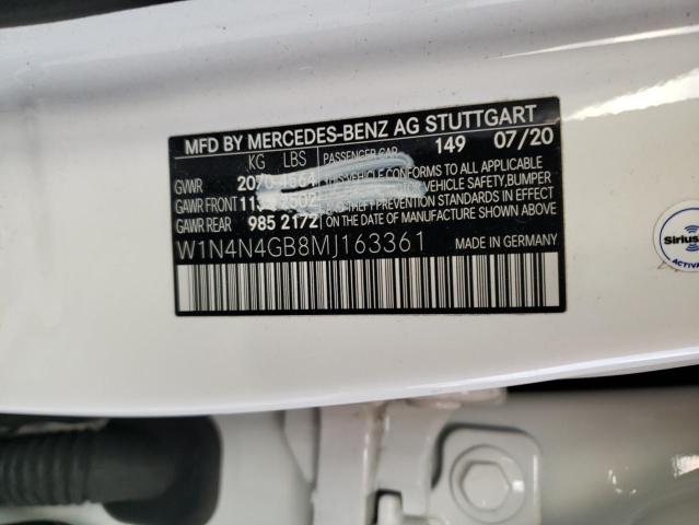 W1N4N4GB8MJ163361 - 2021 MERCEDES-BENZ GLA 250 WHITE photo 13