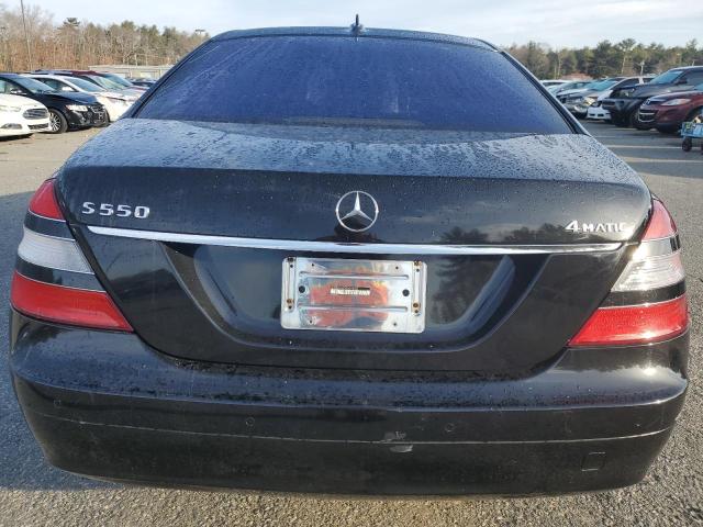 WDDNG86XX9A266255 - 2009 MERCEDES-BENZ S 550 4MATIC BLACK photo 6