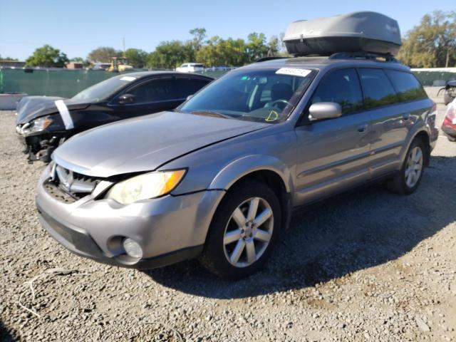 4S4BP62C387365107 - 2008 SUBARU OUTBACK 2.5I LIMITED GRAY photo 1