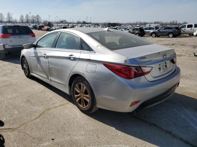 5NPEB4ACXEH858795 - 2014 HYUNDAI SONATA GLS SILVER photo 2