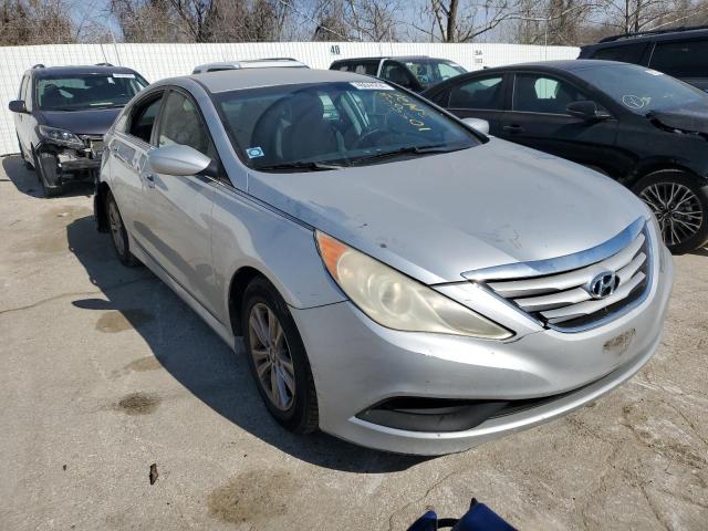 5NPEB4ACXEH858795 - 2014 HYUNDAI SONATA GLS SILVER photo 4