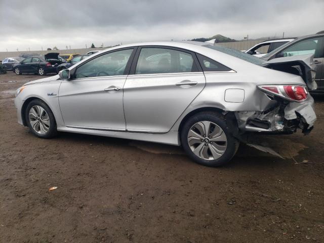 KMHEC4A4XDA100964 - 2013 HYUNDAI SONATA HYBRID SILVER photo 2