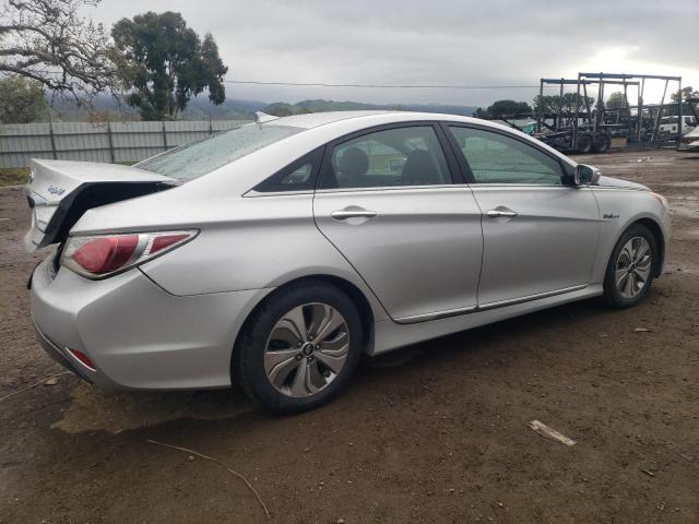 KMHEC4A4XDA100964 - 2013 HYUNDAI SONATA HYBRID SILVER photo 3