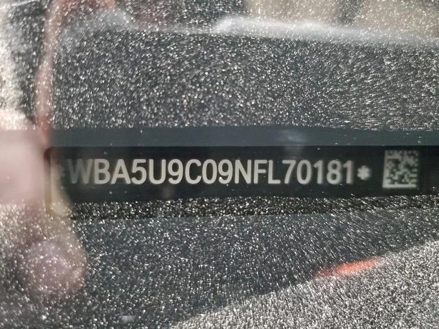 WBA5U9C09NFL70181 - 2022 BMW M340XI BLACK photo 12