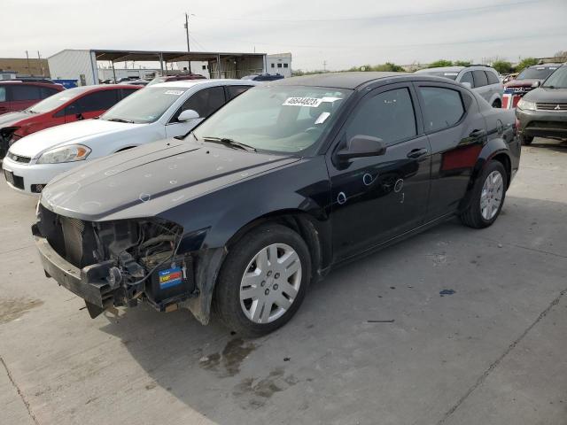 1C3CDZAB6DN630981 - 2013 DODGE AVENGER SE BLACK photo 1