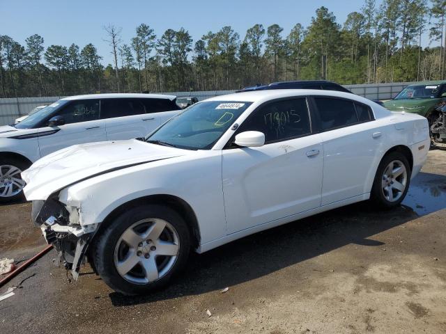 2C3CDXAG7DH646423 - 2013 DODGE CHARGER POLICE WHITE photo 1