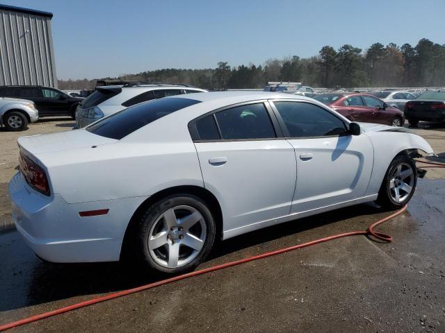 2C3CDXAG7DH646423 - 2013 DODGE CHARGER POLICE WHITE photo 3