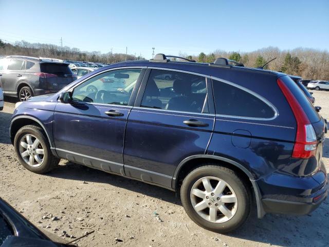 JHLRE4H48BC003319 - 2011 HONDA CR-V SE BLUE photo 2