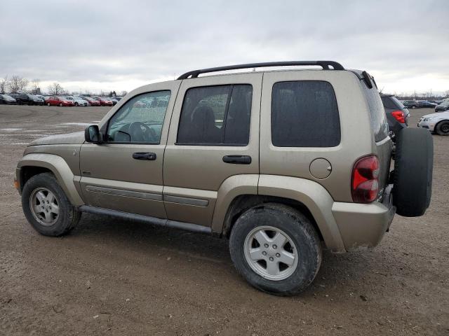 1J4GL48K57W716803 - 2007 JEEP LIBERTY SPORT TAN photo 2