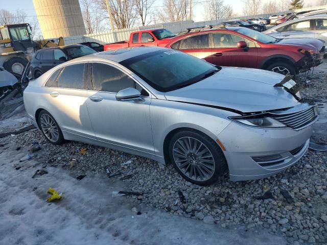 3LN6L2G95FR606397 - 2015 LINCOLN MKZ SILVER photo 4
