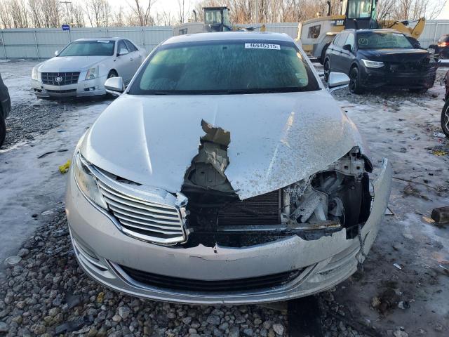 3LN6L2G95FR606397 - 2015 LINCOLN MKZ SILVER photo 5