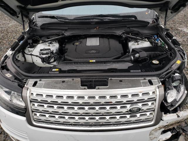 SALGS2KF4GA293890 - 2016 LAND ROVER RANGE ROVE HSE WHITE photo 11