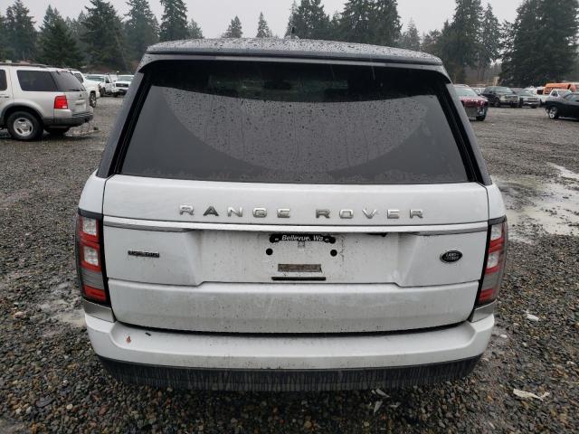 SALGS2KF4GA293890 - 2016 LAND ROVER RANGE ROVE HSE WHITE photo 6