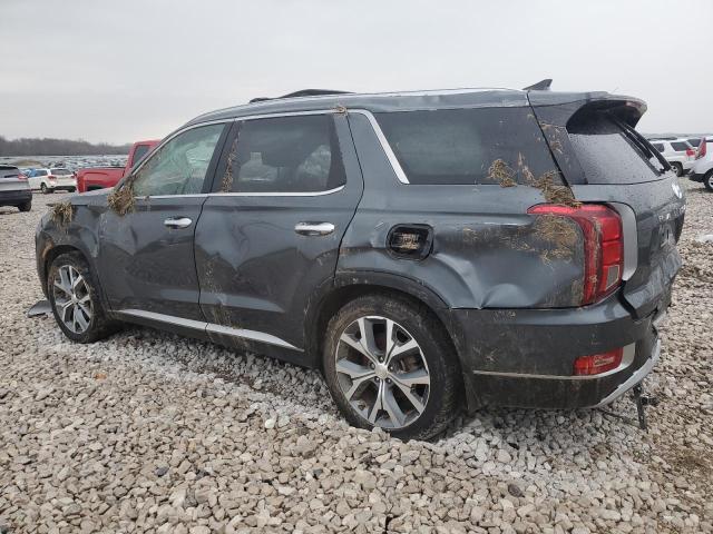 KM8R4DHE7MU244824 - 2021 HYUNDAI PALISADE SEL GRAY photo 2