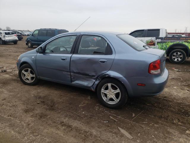 KL1TD56606B663082 - 2006 CHEVROLET AVEO BASE BLUE photo 2