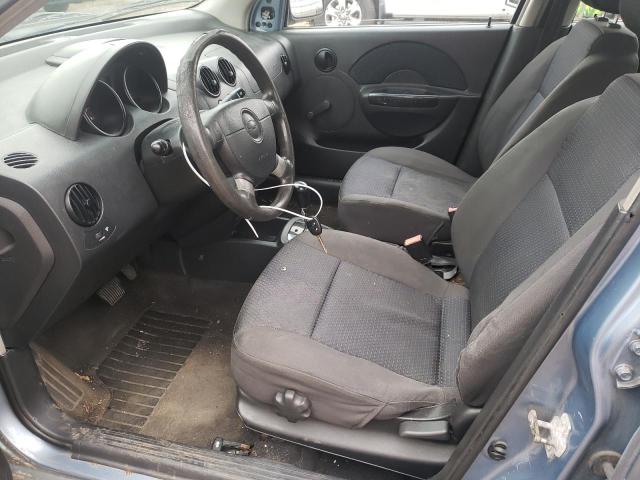 KL1TD56606B663082 - 2006 CHEVROLET AVEO BASE BLUE photo 7