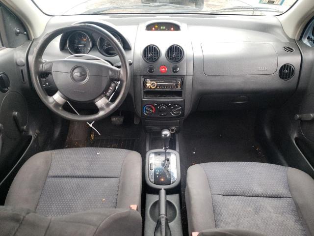 KL1TD56606B663082 - 2006 CHEVROLET AVEO BASE BLUE photo 8