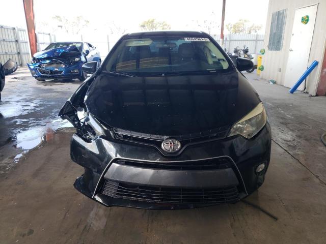 2T1BURHE5FC310791 - 2015 TOYOTA COROLLA L BLACK photo 5