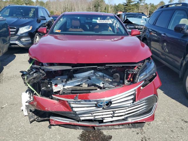 4T1DA1AB4MU006480 - 2021 TOYOTA AVALON LIMITED MAROON photo 5