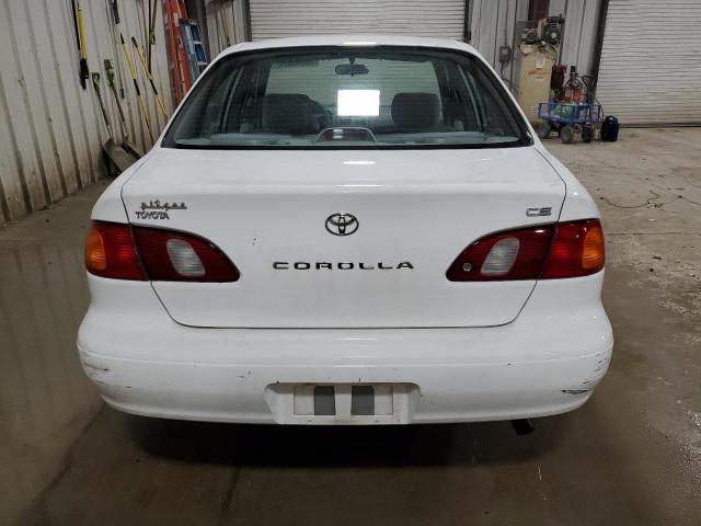 2T1BR12E3YC331928 - 2000 TOYOTA COROLLA VE WHITE photo 6