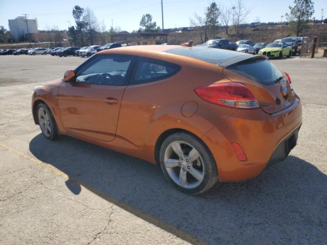 KMHTC6AD4DU148039 - 2013 HYUNDAI VELOSTER ORANGE photo 2