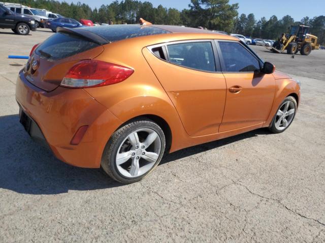 KMHTC6AD4DU148039 - 2013 HYUNDAI VELOSTER ORANGE photo 3