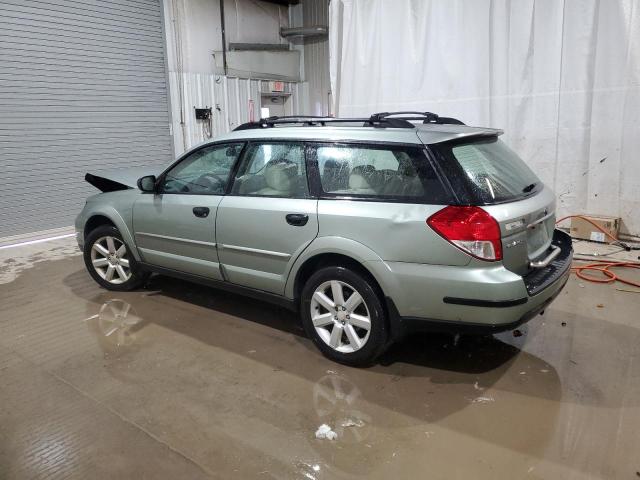 4S4BP61C997319333 - 2009 SUBARU OUTBACK 2.5I TEAL photo 2