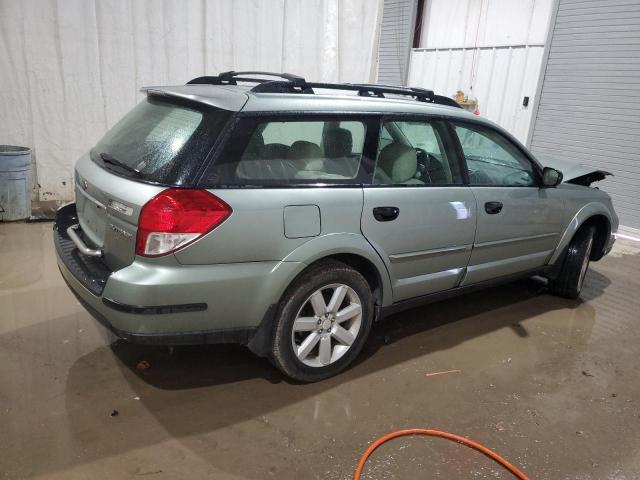 4S4BP61C997319333 - 2009 SUBARU OUTBACK 2.5I TEAL photo 3