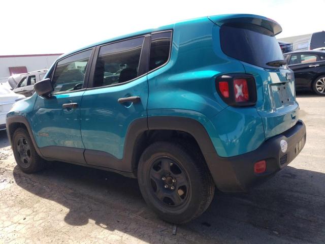 ZACNJAAB0KPK52818 - 2019 JEEP RENEGADE SPORT BLUE photo 2