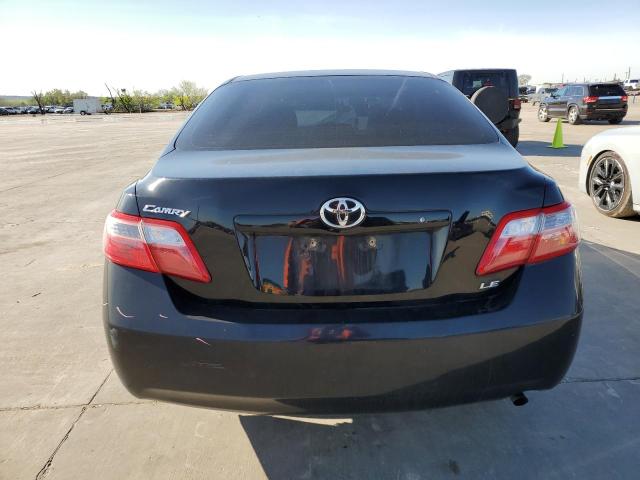 4T1BE46K08U762271 - 2008 TOYOTA CAMRY CE BLACK photo 6