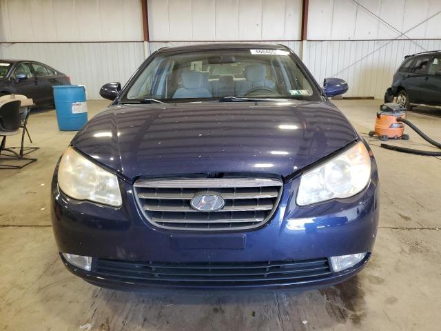 KMHDU46D79U815739 - 2009 HYUNDAI ELANTRA GLS BLUE photo 5