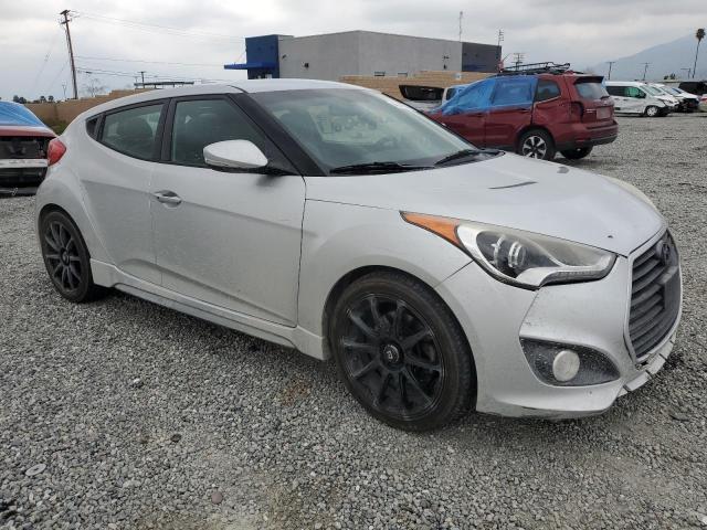 KMHTC6AE5DU159060 - 2013 HYUNDAI VELOSTER TURBO SILVER photo 4