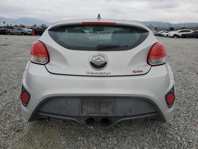 KMHTC6AE5DU159060 - 2013 HYUNDAI VELOSTER TURBO SILVER photo 6