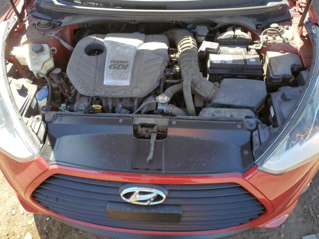 KMHTC6AE3DU172034 - 2013 HYUNDAI VELOSTER TURBO RED photo 11