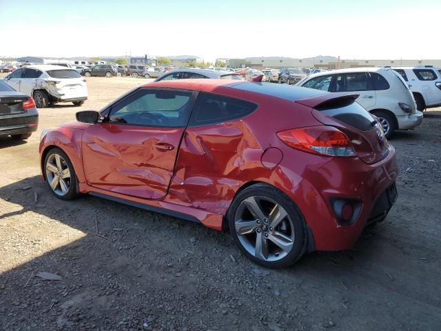 KMHTC6AE3DU172034 - 2013 HYUNDAI VELOSTER TURBO RED photo 2