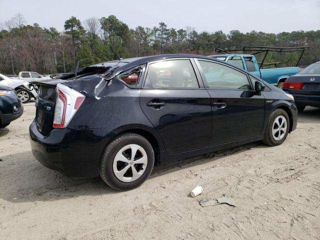 JTDKN3DU3D1621869 - 2013 TOYOTA PRIUS BLACK photo 3