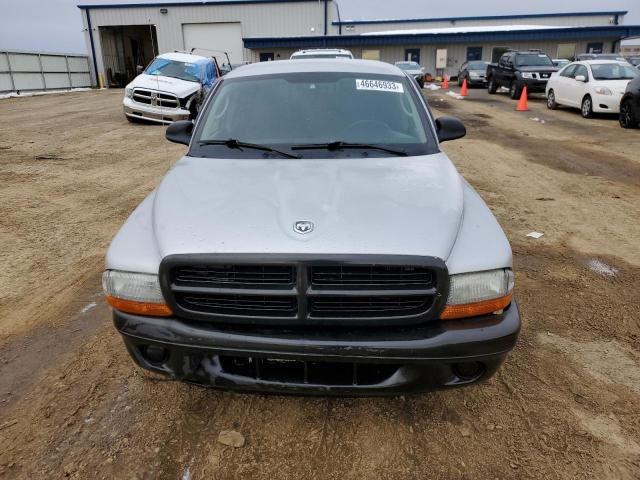 1D7GL12K34S634722 - 2004 DODGE DAKOTA SXT SILVER photo 5