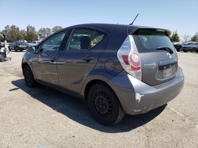 JTDKDTB36D1555590 - 2013 TOYOTA PRIUS C GRAY photo 2