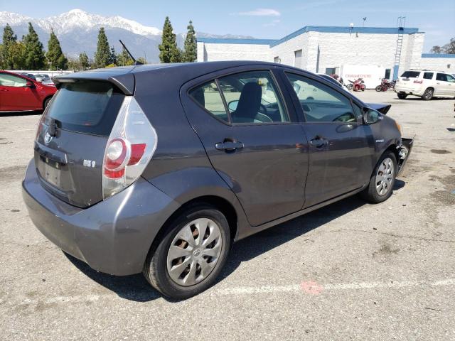 JTDKDTB36D1555590 - 2013 TOYOTA PRIUS C GRAY photo 3