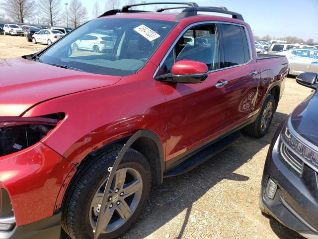 5FPYK3F75MB022898 - 2021 HONDA RIDGELINE RTL RED photo 1