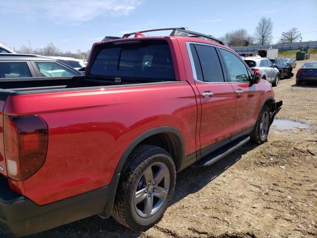 5FPYK3F75MB022898 - 2021 HONDA RIDGELINE RTL RED photo 3